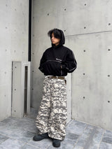 emboss heart logo hoodie