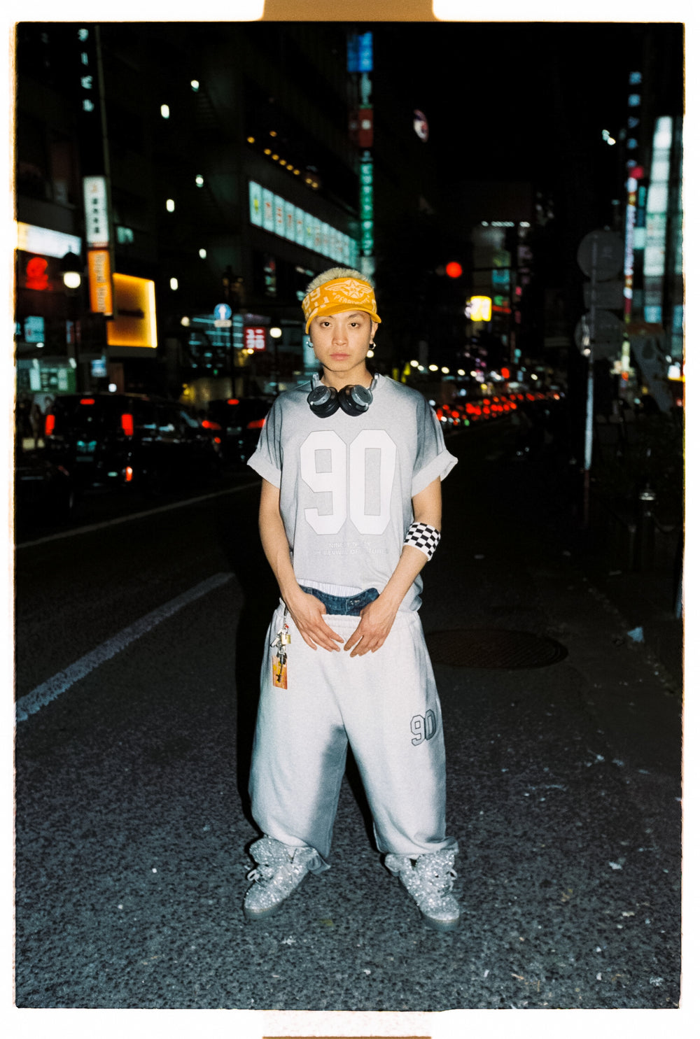 90 Numbering Sprayed Sweat Pants – YZ