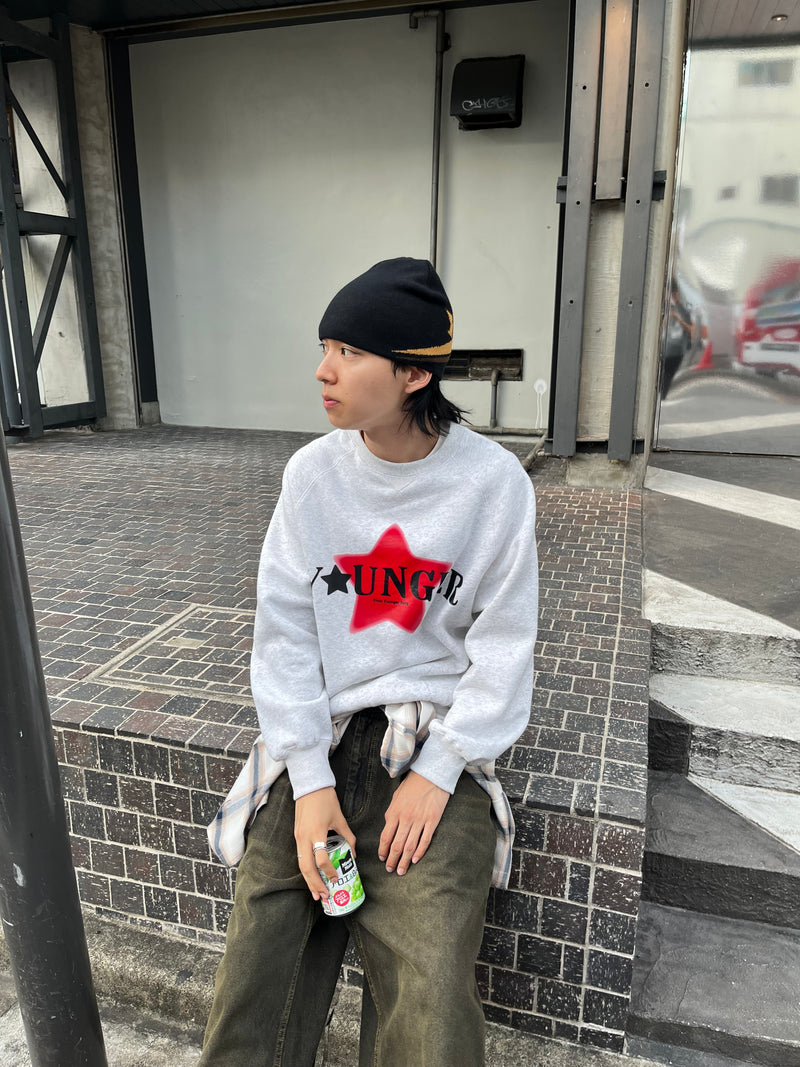 Soaking star logo sweat