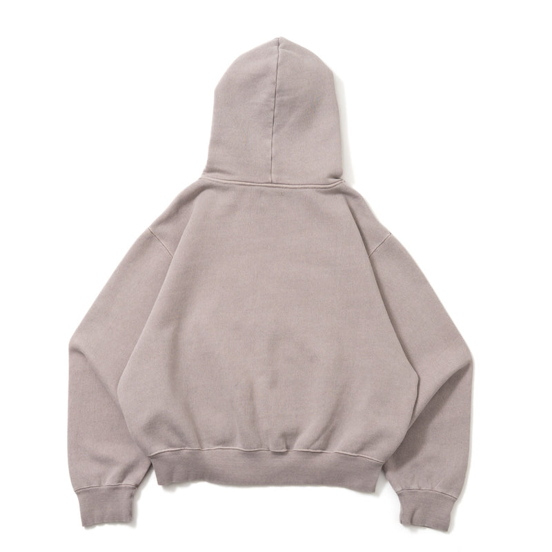 BU pigment zip hoodie