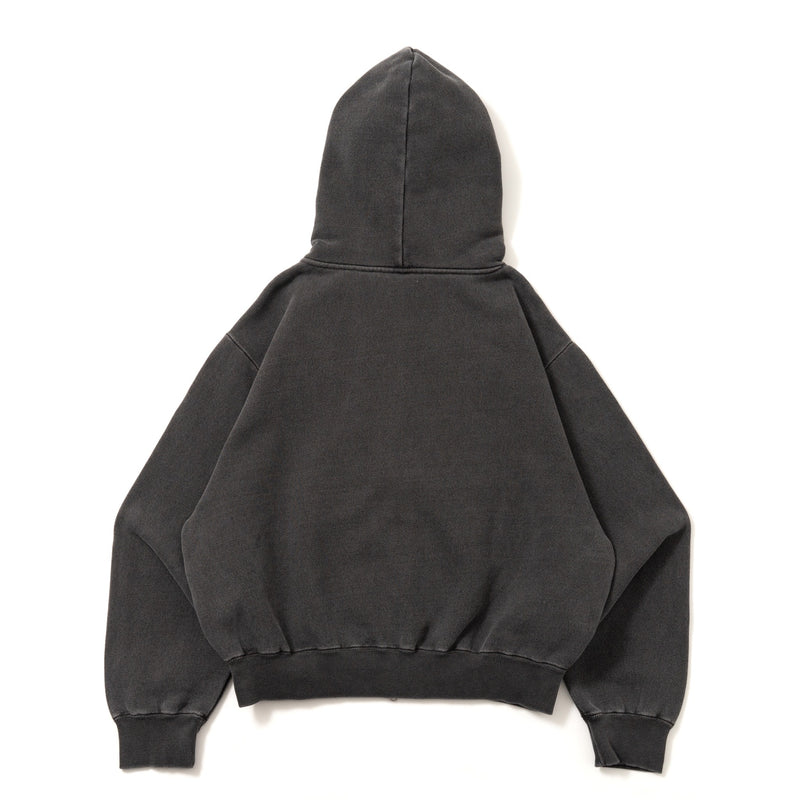 BU pigment zip hoodie