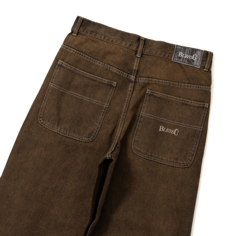 BU baggy denim pants