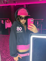 【9090girl×Juicy Couture】90 Logo Zip Hoodie