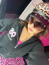 【9090girl×Juicy Couture】90 Logo Zip Hoodie