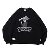 BADWAY × BEY graphic sweat