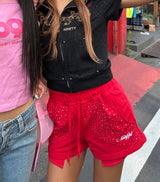 Rhinestone Micro Shorts