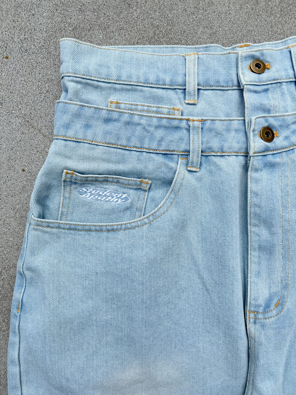 パンツ student apathy Double Waist Baggy Denim Double Waist Baggy Denim – YZ