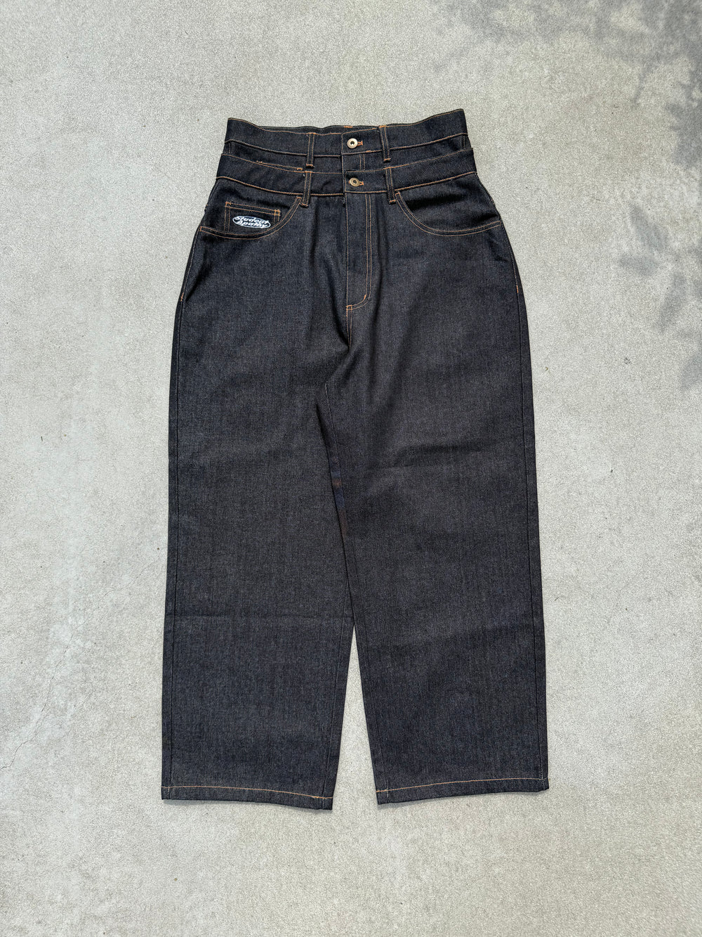 パンツ student apathy Double Waist Baggy Denim Double Waist Baggy Denim – YZ