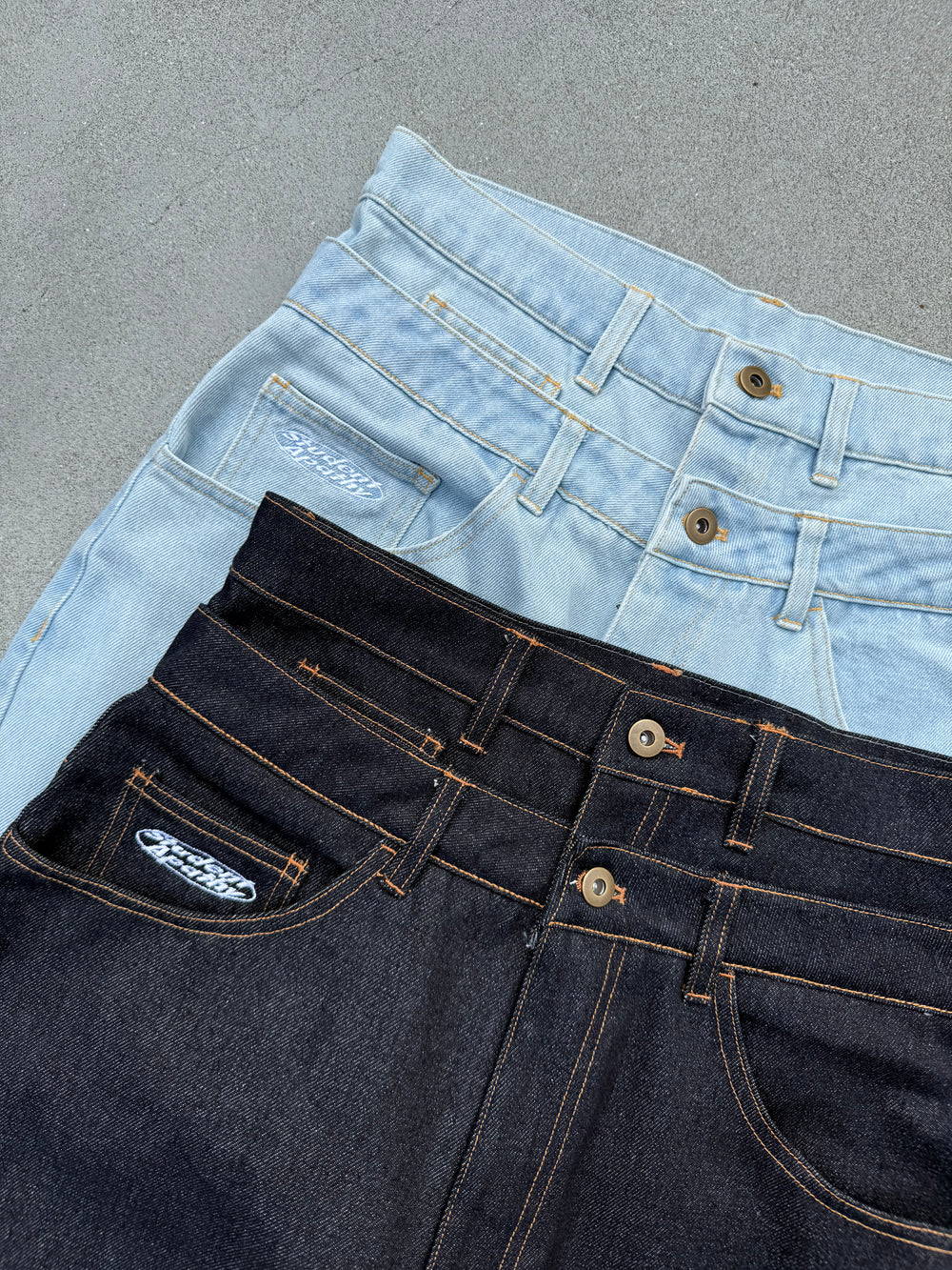 Double Waist Baggy Denim – YZ