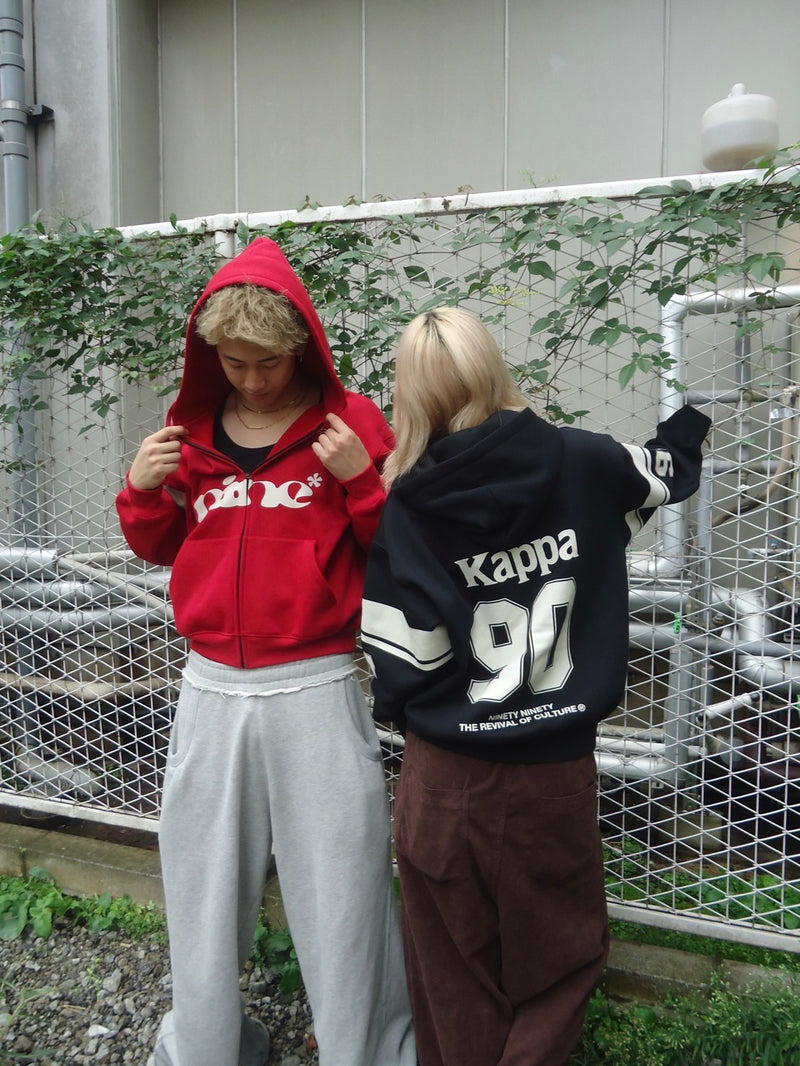 9090 × Kappa Emblem Zip Hoodie