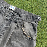 Studs Damage Buggy Denim