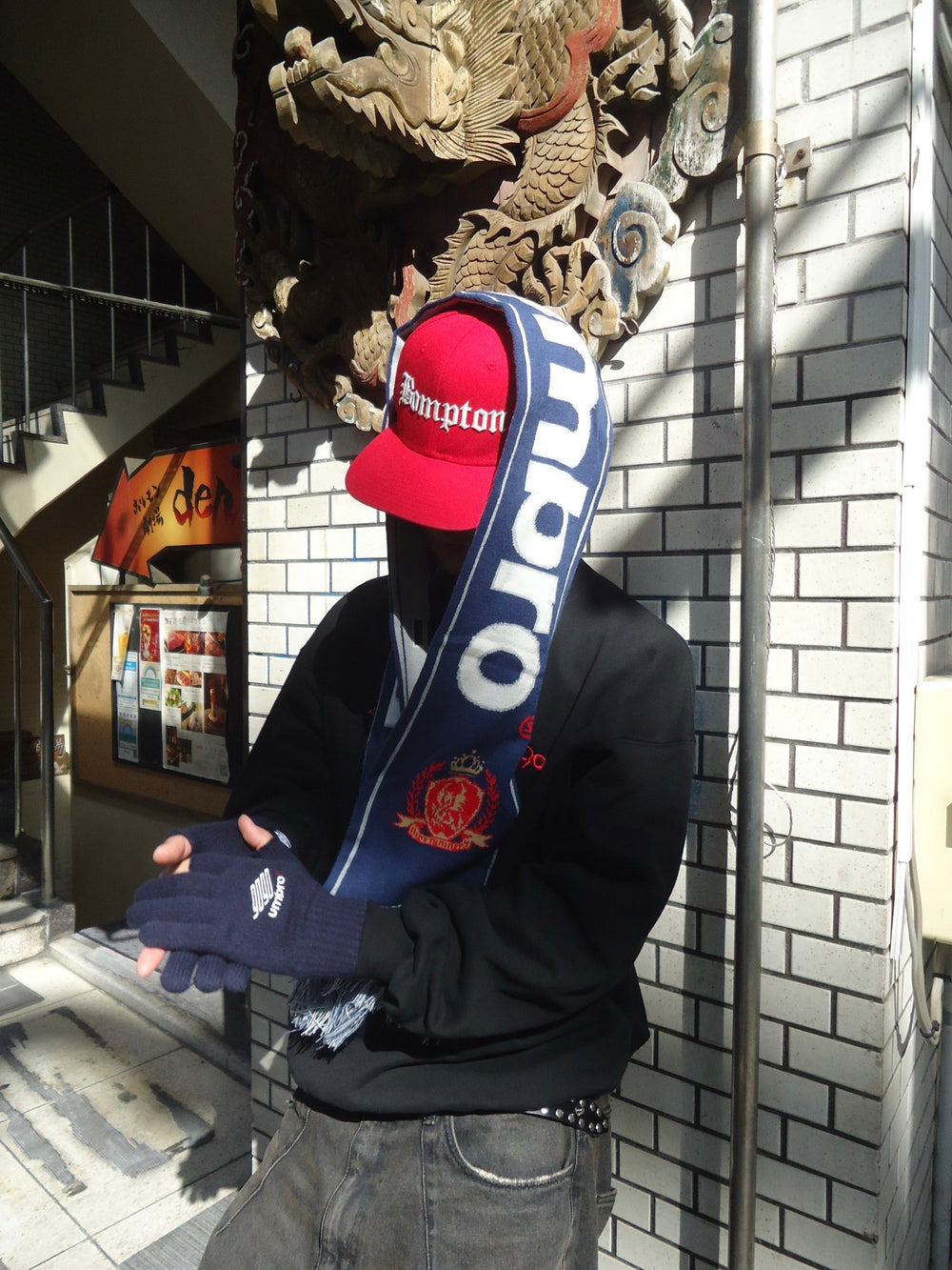 9090 × umbro Diamond Logo Gloves – YZ