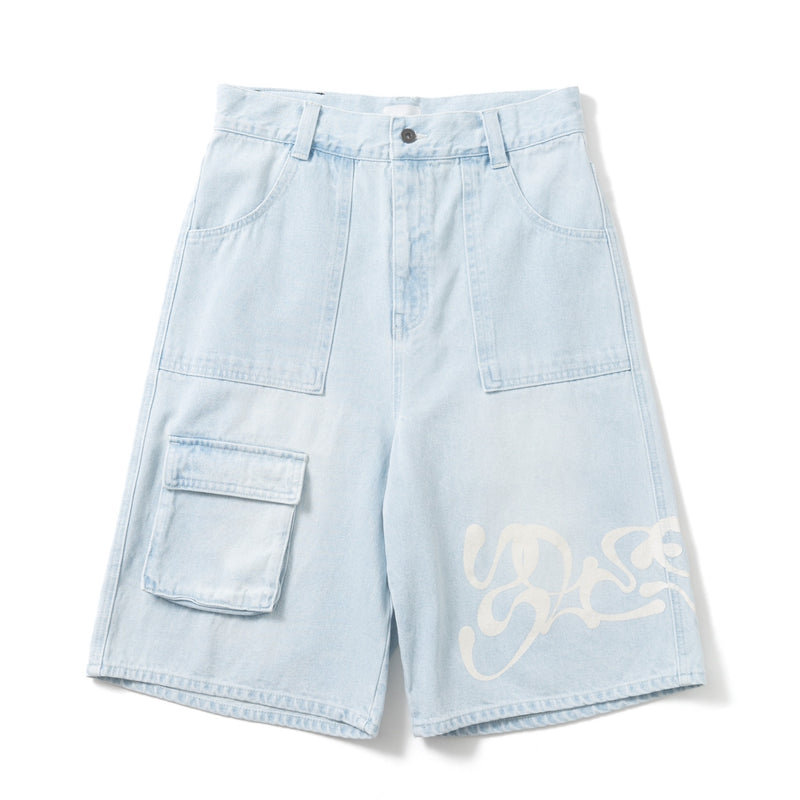 BU denim short pants