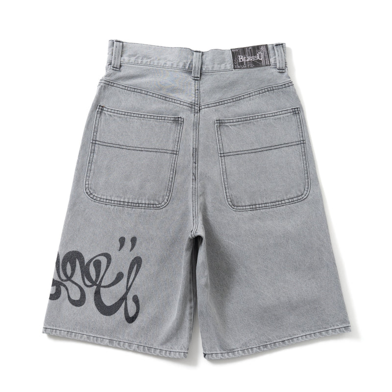 BU denim short pants