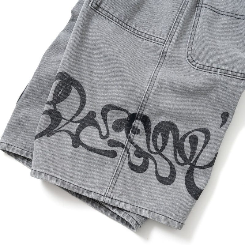 BU denim short pants