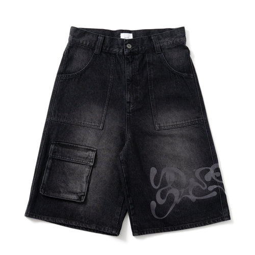 BU denim short pants