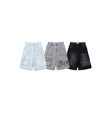 BU denim short pants