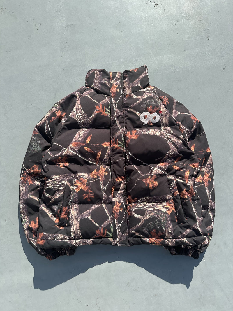 90 로고가 풍부한 복도 재킷