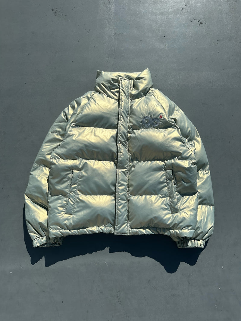 90 로고가 풍부한 복도 재킷