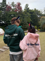 heart patch logo hoodie