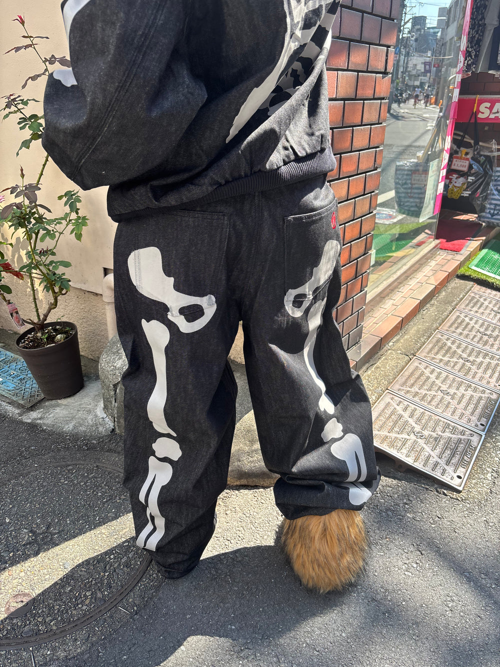 Bone Hand Rigid Denim Pants – YZ Bone Hand Rigid Denim Pants – YZ