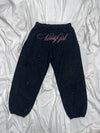Cross Logo glitter Sweat Pants