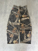 9090 OG Logo Painted Denim Pants 