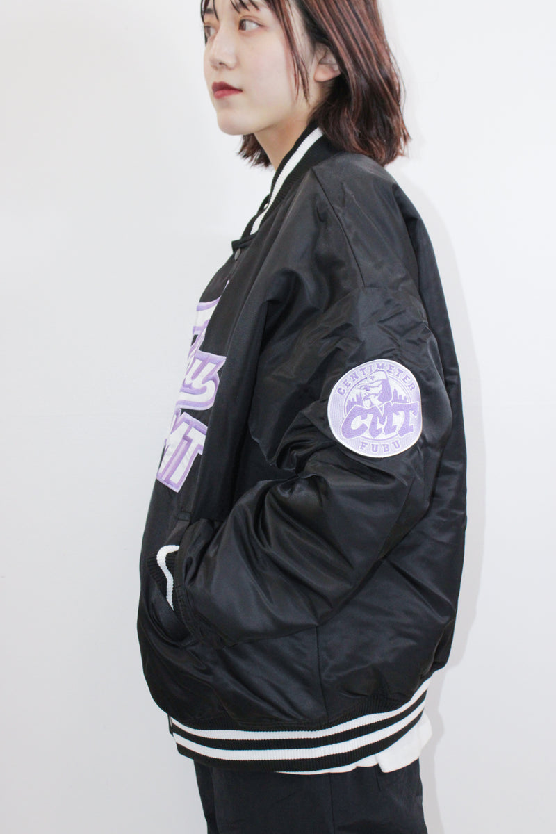 FUBU × centimeter stadium jacket