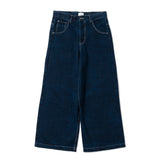 BU wrinkle crack baggy denim