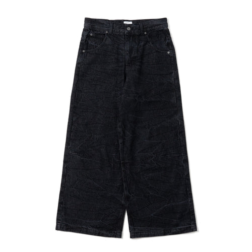 Bu Wrinkle Crack Baggy Denim