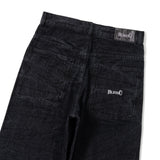 BU wrinkle crack baggy denim