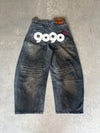 9090 OG Logo Painted Denim Pants 