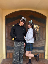 heart patch logo hoodie