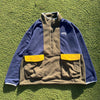 crazy color fleece half zip