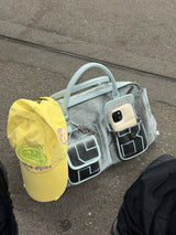 98 velours boston bag