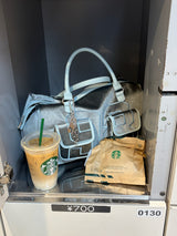 98 velours boston bag