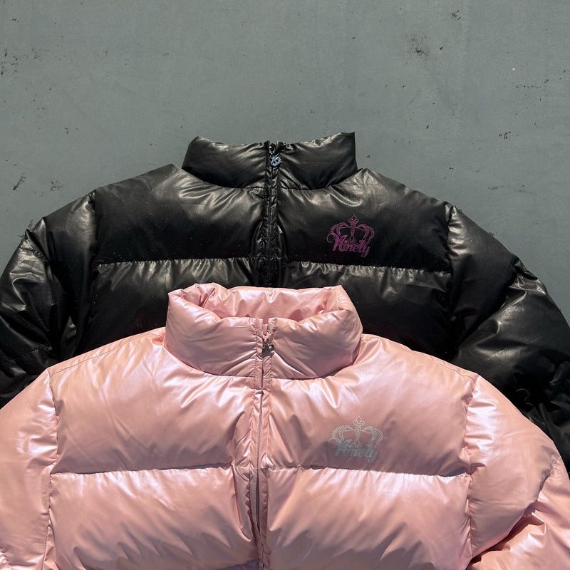 Glitter Short Puffer Jacket【9090 girl】