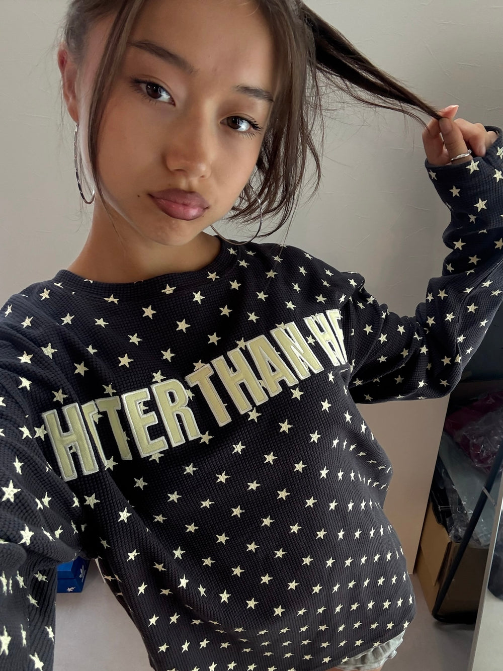 star waffle long tee – YZ