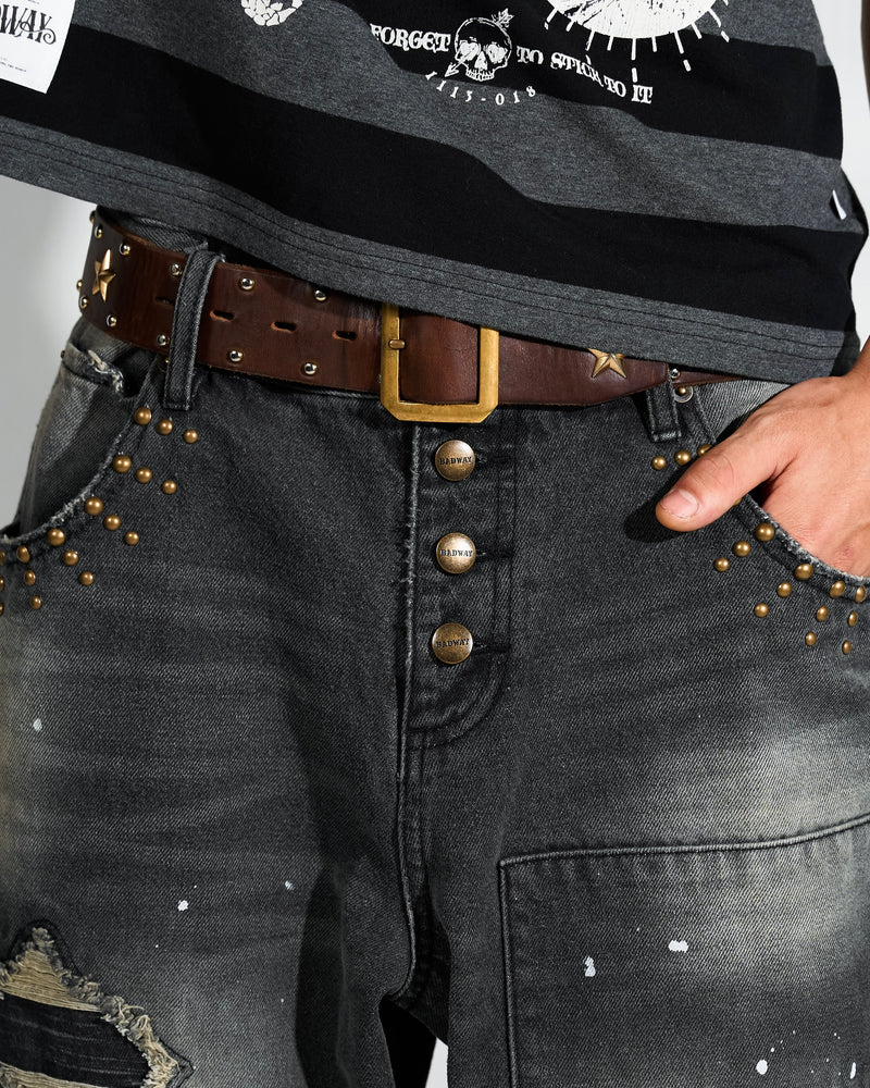 Grunge BORO studs denim – YZ