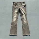 Tiara Logo Vintage Flare Denim Pants【9090 girl】