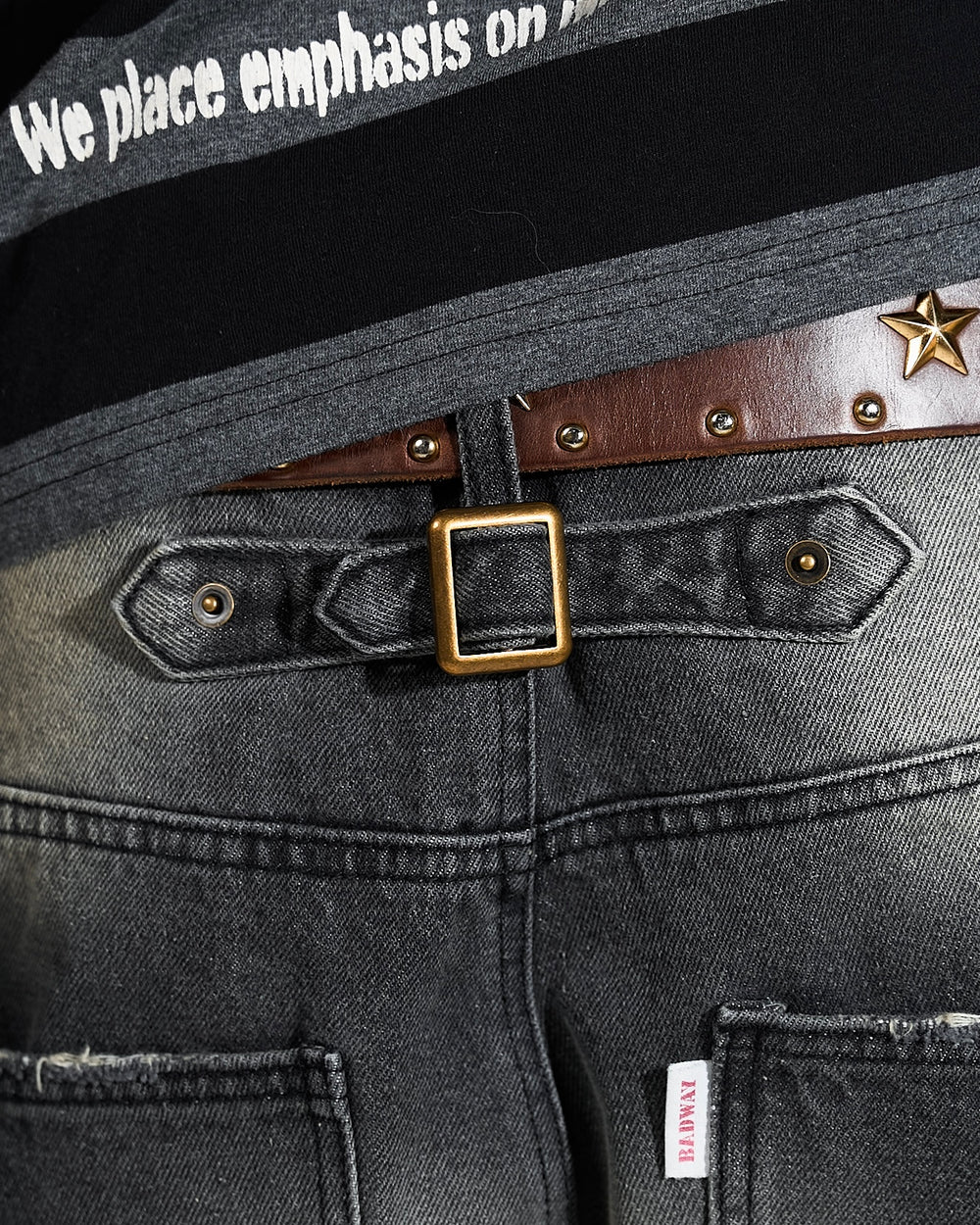 Grunge BORO studs denim – YZ