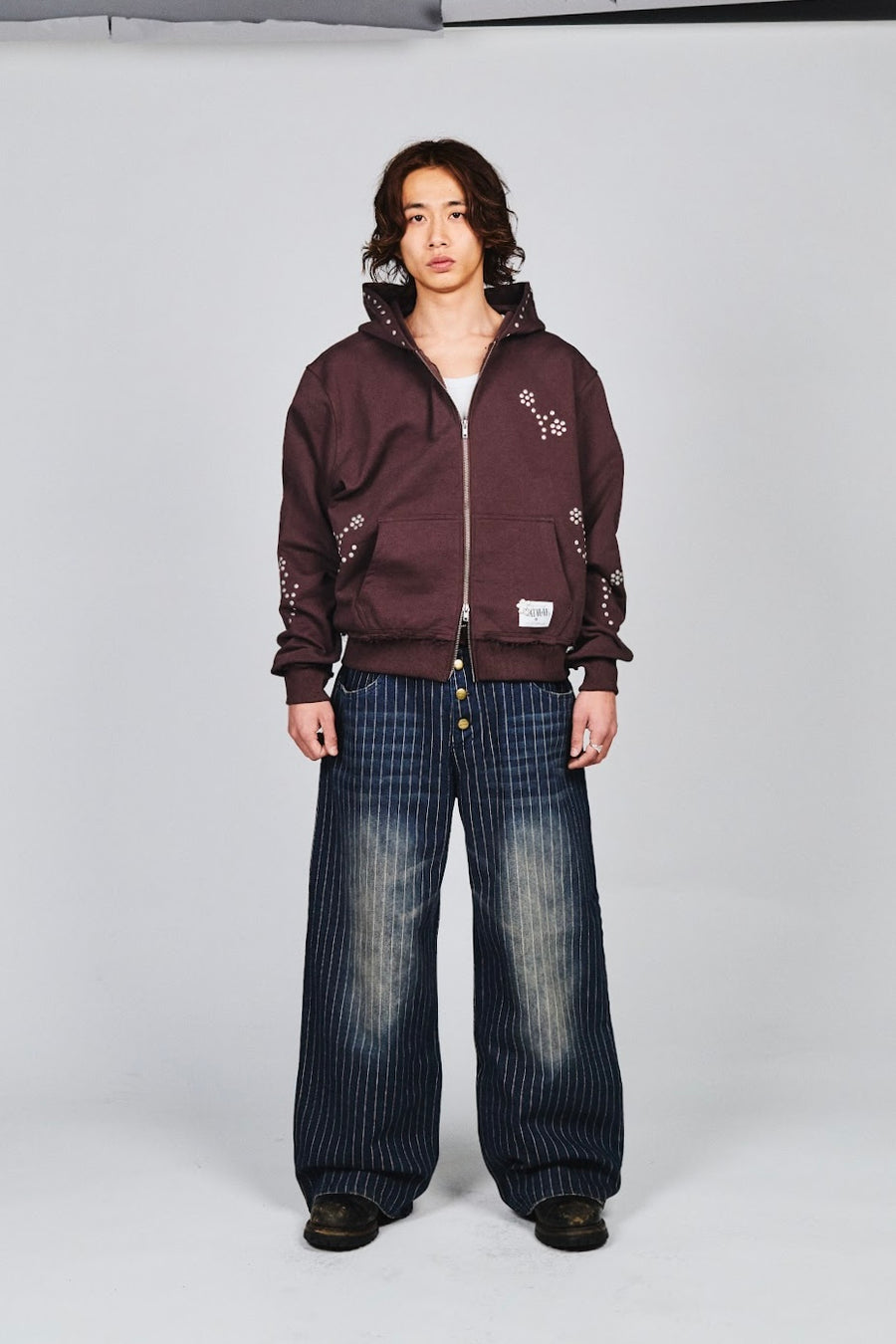 パンツ Badway Grunge stripe denim pants 26ss Grunge stripe denim pants – YZ