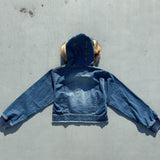 Tiara Logo Far Denim Zip Hoodie【9090 girl】