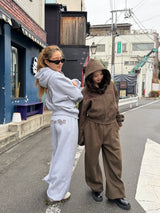 glitter back logo sweat pants