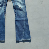 Tiara Logo Vintage Flare Denim Pants【9090 girl】