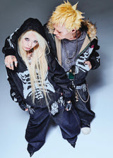 Bone Rigid Denim Zip Hoodie 