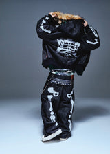 Bone Rigid Denim Zip Hoodie 