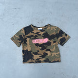 Ameba Logo CAMO CROPPED TEE