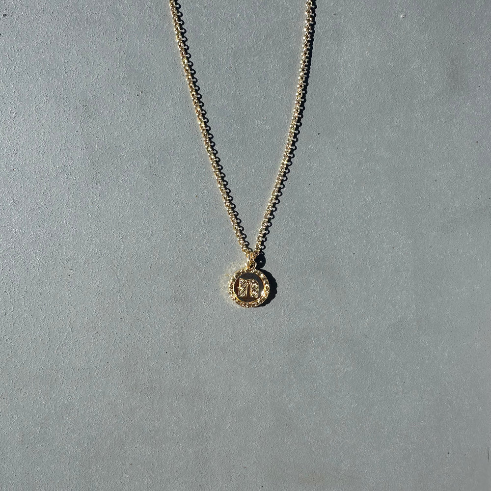 N Logo Vintage Necklace – YZ N Logo Vintage Necklace – YZ