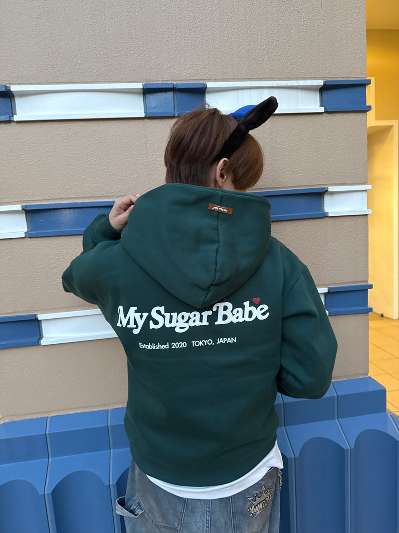 heart patch logo hoodie